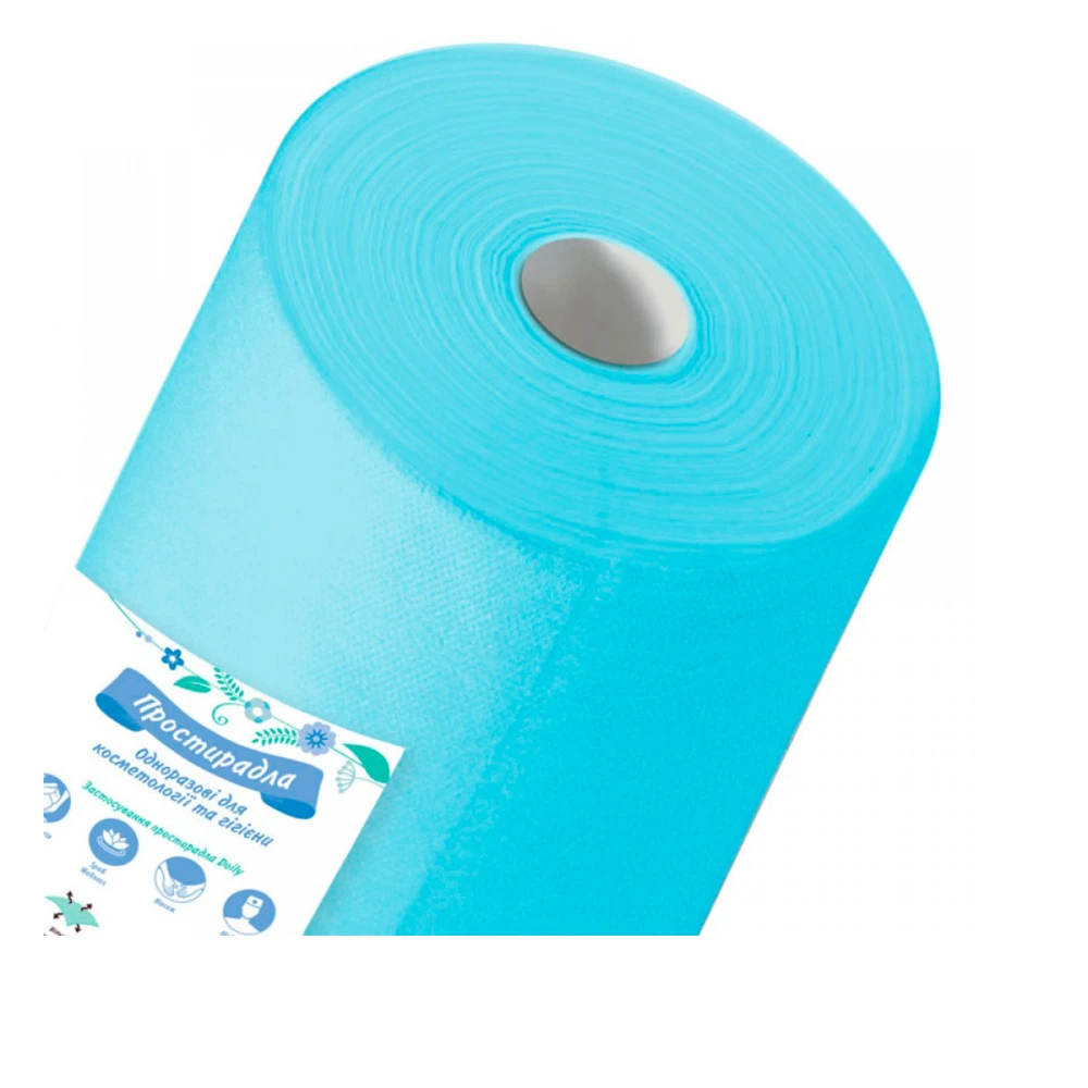 Простирадло Doily Panni Mlada блакитний 0,8*200 м рулон