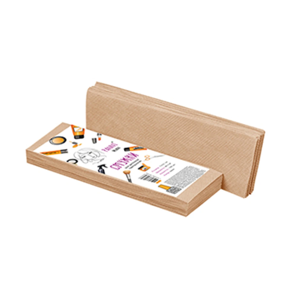 Стрипсы для депиляции Doily Panni Mlada из спанбонда кремовый 7*22 см 100 шт