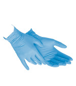 Рукавички нітрилові нестерильні без пудрові Doily Polix Pro&Med sky blue 1 пара