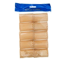 Бигуди пластиковые Comair бежевые 40 мм 10 шт