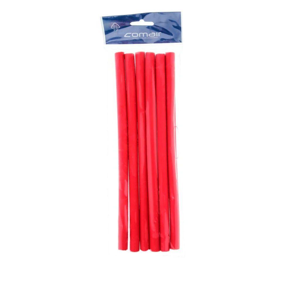 Бигуди папилоты Comair Flex красные 12*254 мм 6 шт