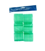 Бигуди-липучки Comair Jumbo зеленые 61 мм 6 шт