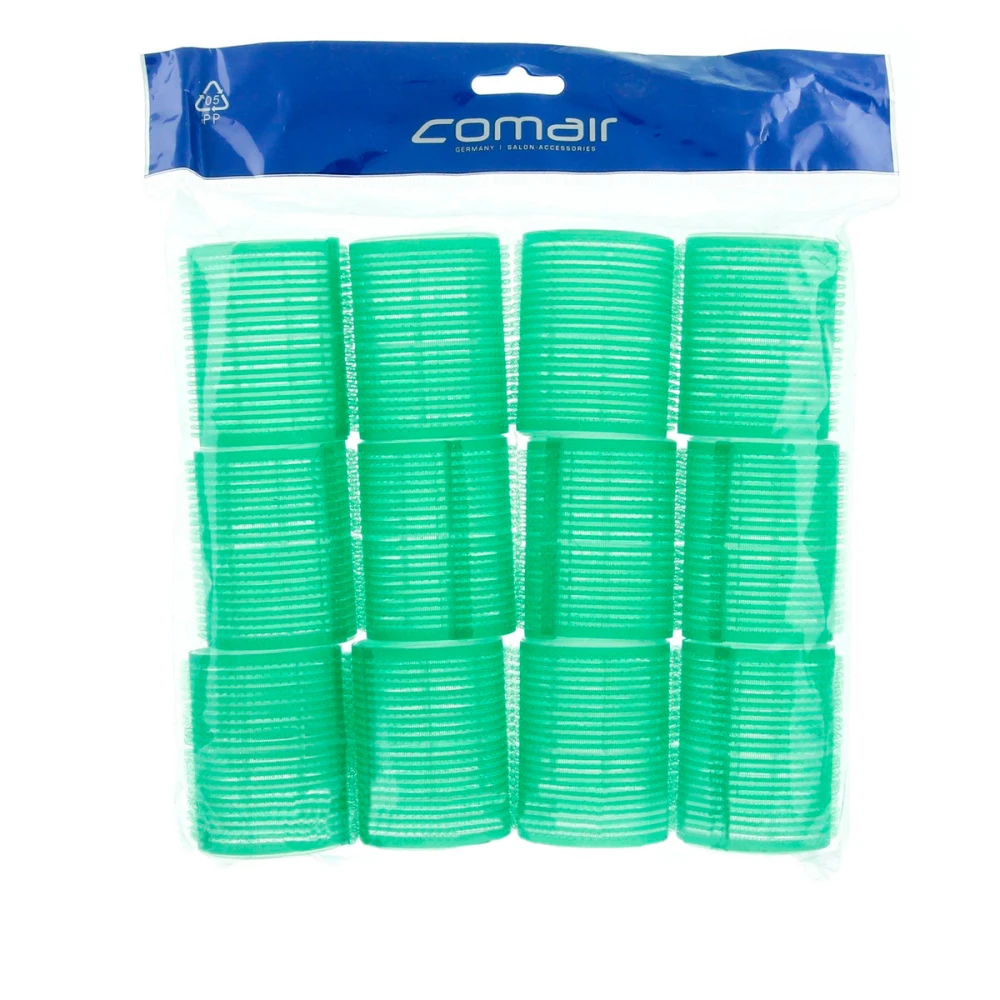 Бигуди-липучки Comair Velcro plus зеленые 48 мм 12 шт