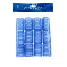 Бігуді-липучки Comair Velcro plus сині 40 мм 12 шт