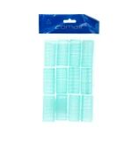 Бигуди-липучки Comair Velcro plus голубые 28 мм 12 шт