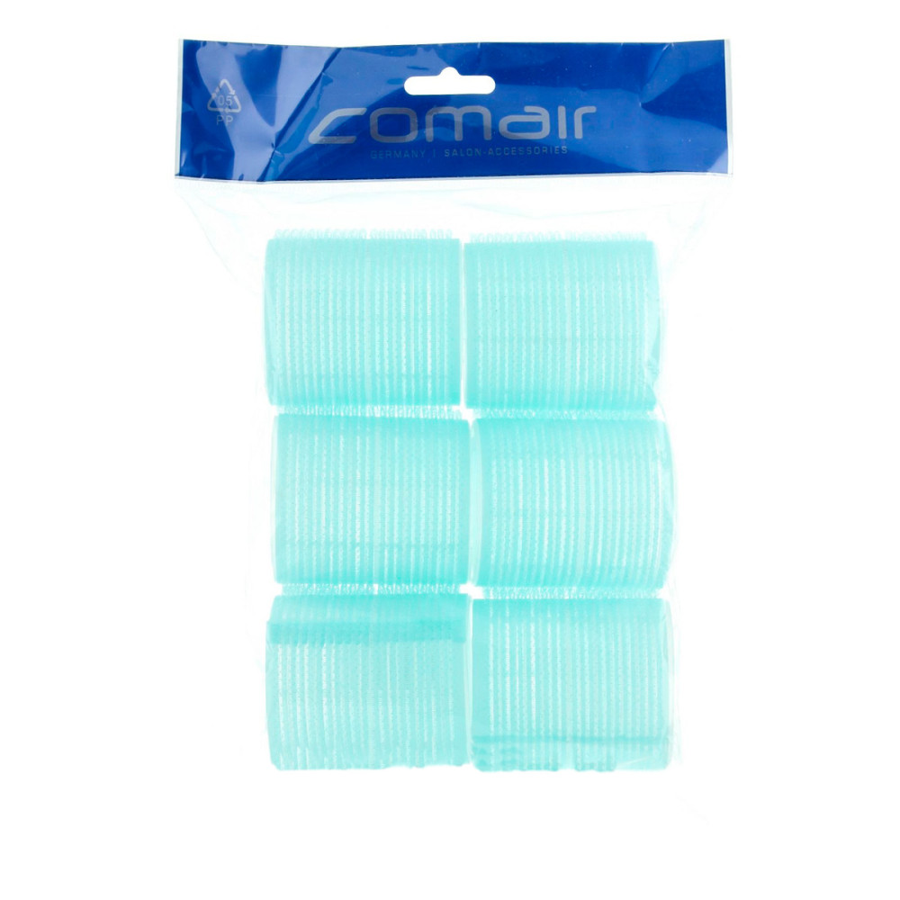 Бигуди-липучки Comair Jumbo голубые 56 мм 6 шт