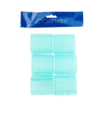 Бигуди-липучки Comair Jumbo голубые 56 мм 6 шт