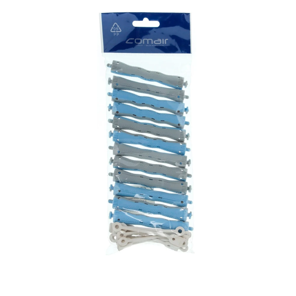 Бігуді хвилясті Comair синьо-сірі 13 мм 12 шт