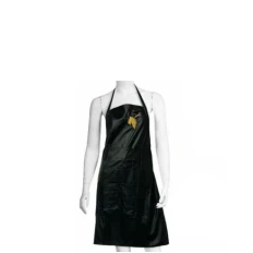 Фартук для покраски волос Comair 61*83 см, черный с золотой вышивкой