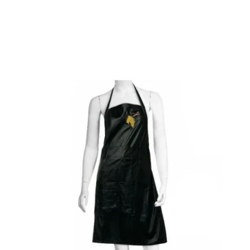 Фартук для покраски волос Comair 61*83 см, черный с золотой вышивкой