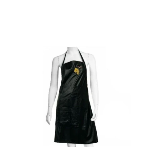 Фартук для покраски волос Comair 61*83 см, черный с золотой вышивкой