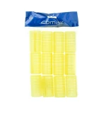 Бигуди-липучки Comair Velcro plus желтые 32 мм 12 шт