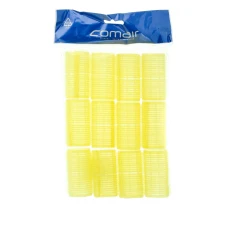 Бигуди-липучки Comair Velcro plus желтые 32 мм 12 шт