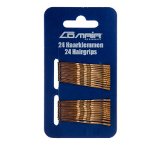 Невидимки Comair коричневые 70 мм 24 шт