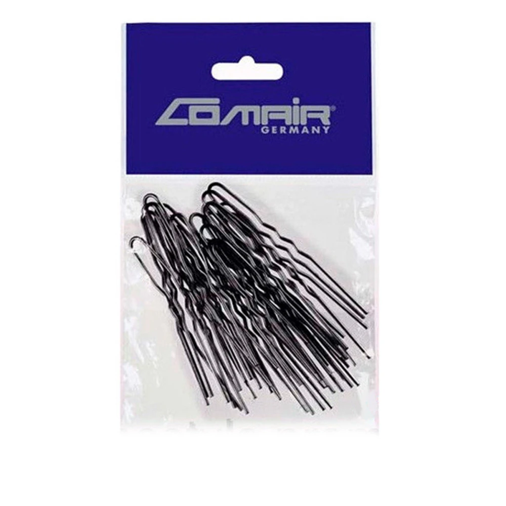 Шпильки толстые Comair черные 65 мм 50 шт