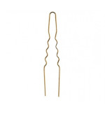 Шпильки тонкие Comair золотые 65 мм 50 шт