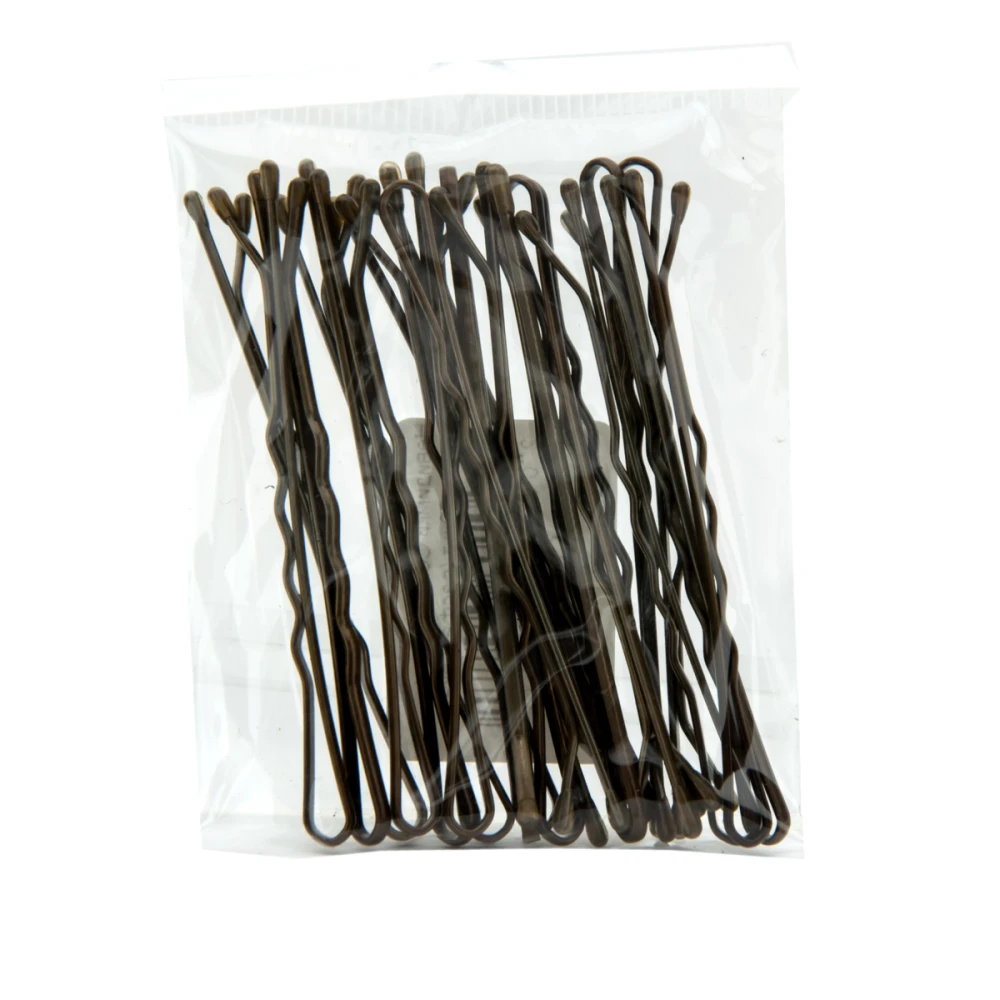 Невидимки Comair коричневые 70 мм 20 шт расфасовка