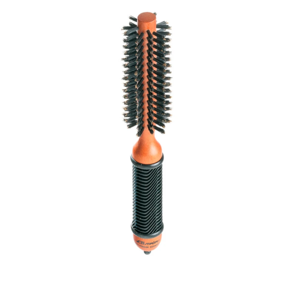 Брашинг із прогумованою ручкою Comair Pins кругла 30 мм 10 рядів