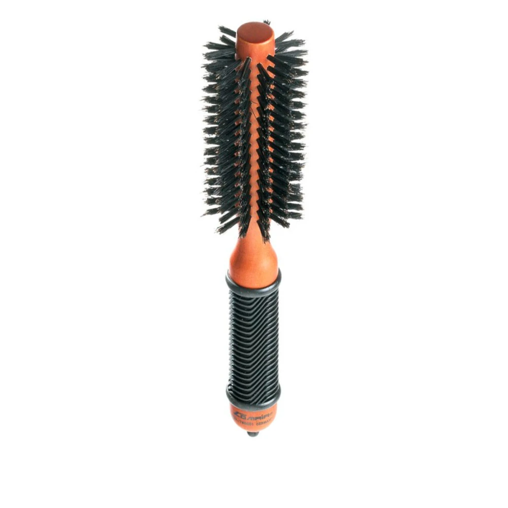 Щетка с прорезиненой ручкой Comair Pins круглая 40 мм 12 рядов