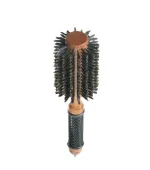 Щетка Comair "Pins" круглая с прорезиненой ручкой d-76, 20-рядов