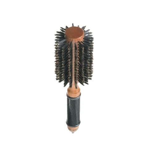 Щетка Comair "Pins" круглая с прорезиненой ручкой d-76, 20-рядов