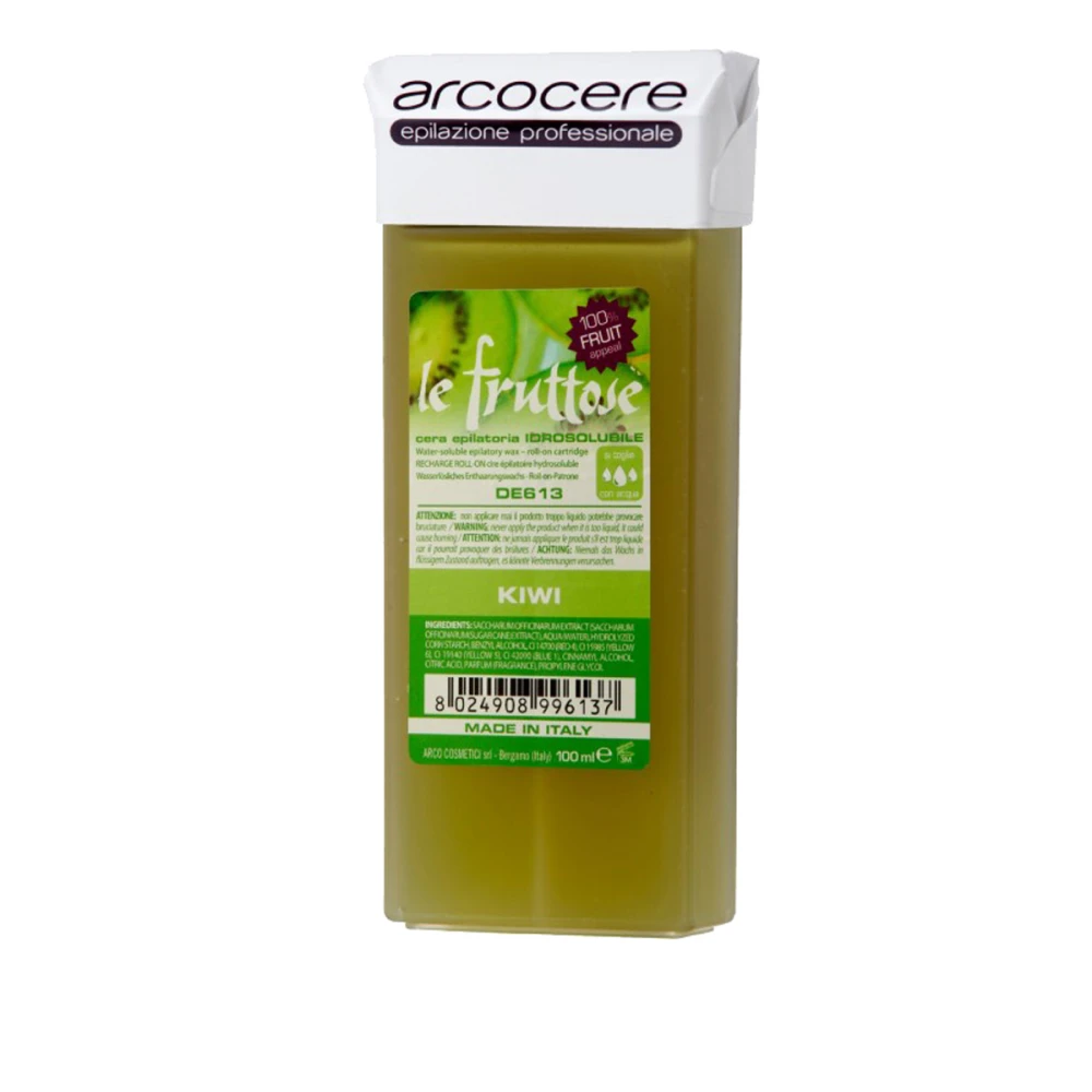 Воск в кассете водорастворимый ARCOCERE Le Fruttose "Киви" 100 мл