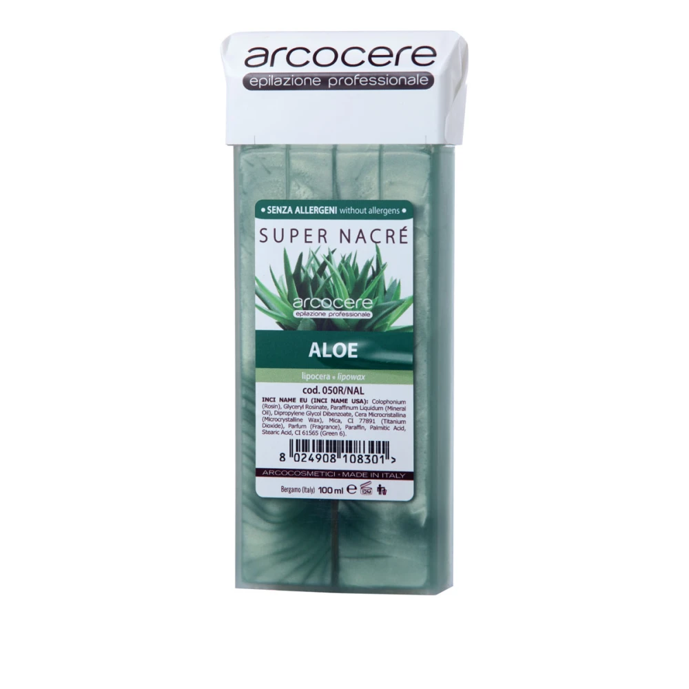 Воск в кассете ARCOCERE SUPER NACRE "АЛОЕ" 100 мл