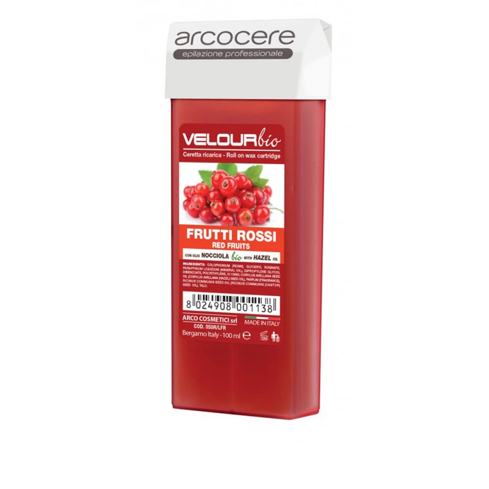 Воск в кассете ARCOCERE VELOUR Bio "Красная смородина" 100 мл