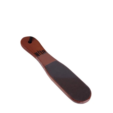Пилка педикюрная деревянная Nila 80/180 коричневая