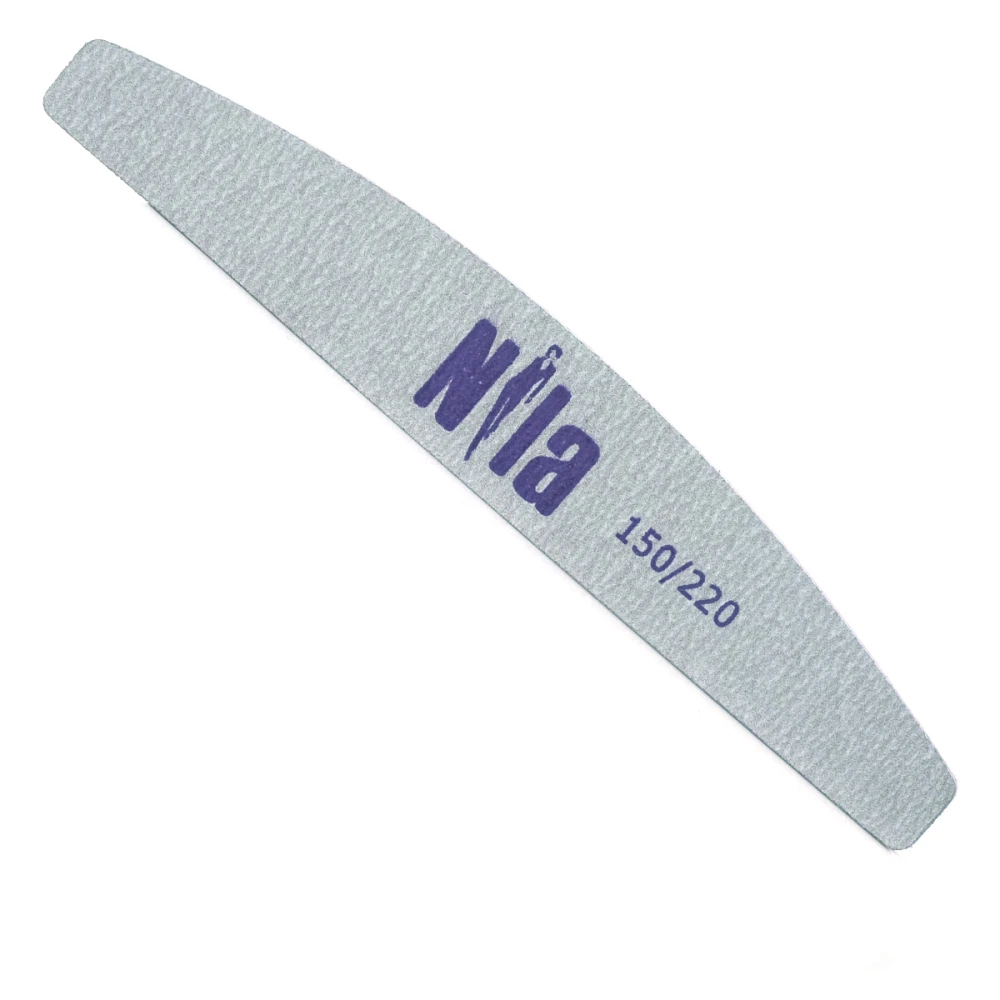 Пилка Nila місяць сіра 150/220