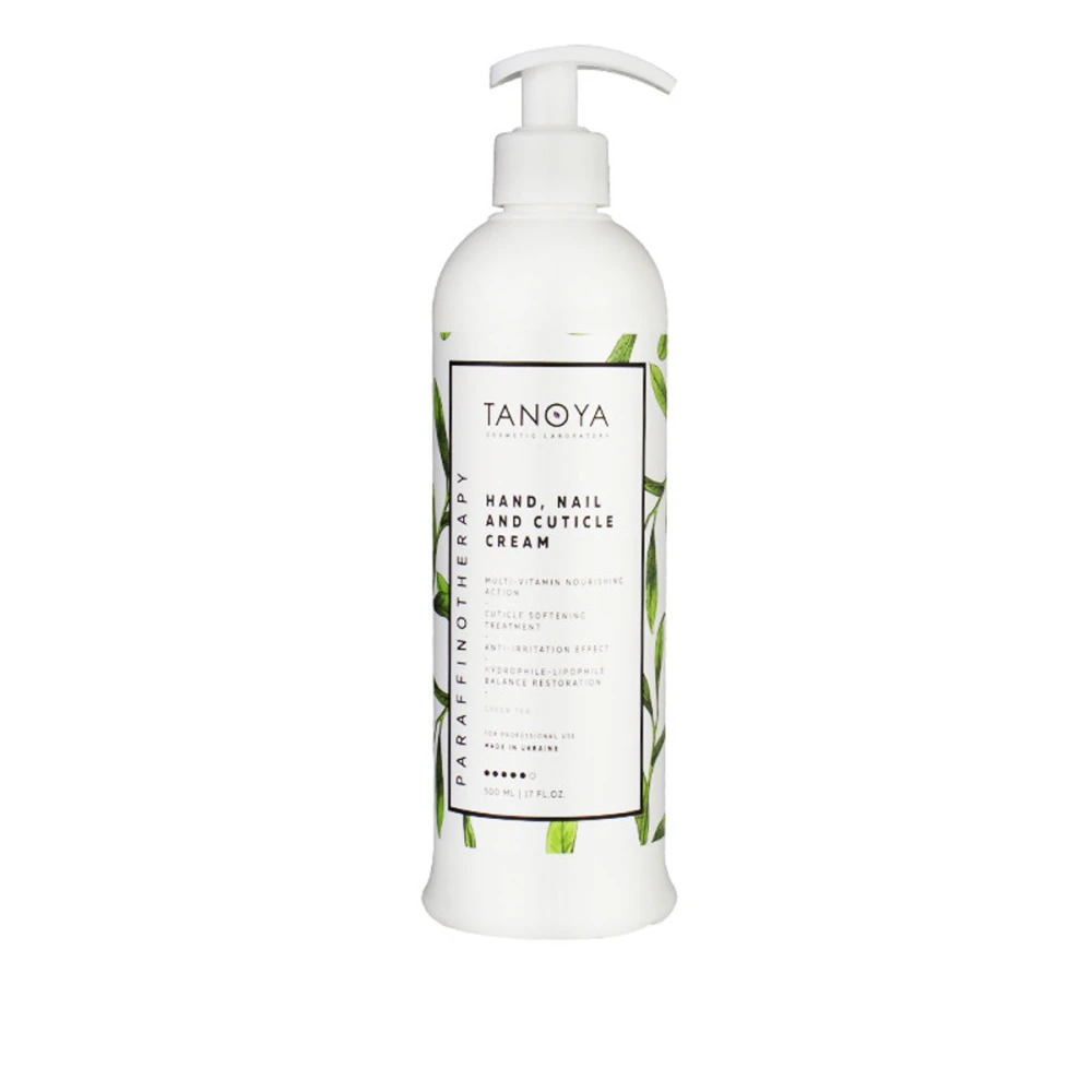 Крем для рук, ногтей, кутикул TANOYA Зеленый чай, 500 мл