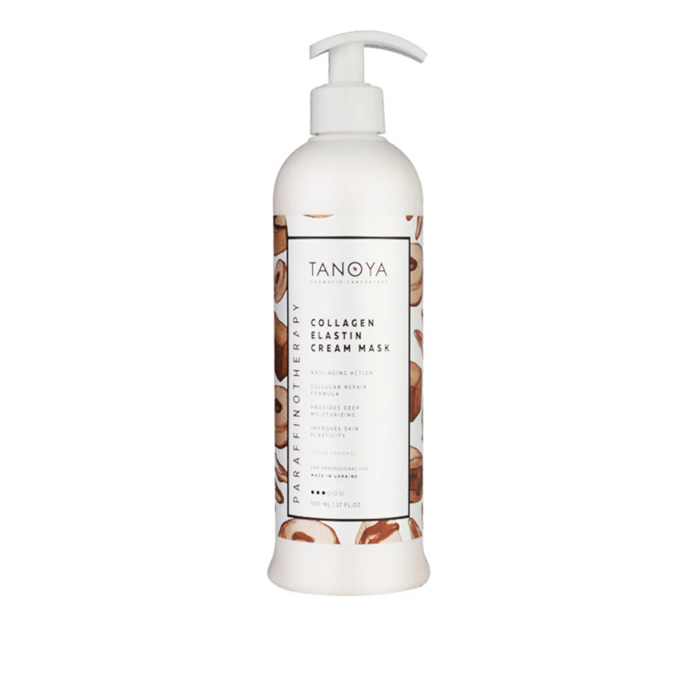Крем-маска TANOYA коллагено-эластиновая Крем-карамель, 500 мл