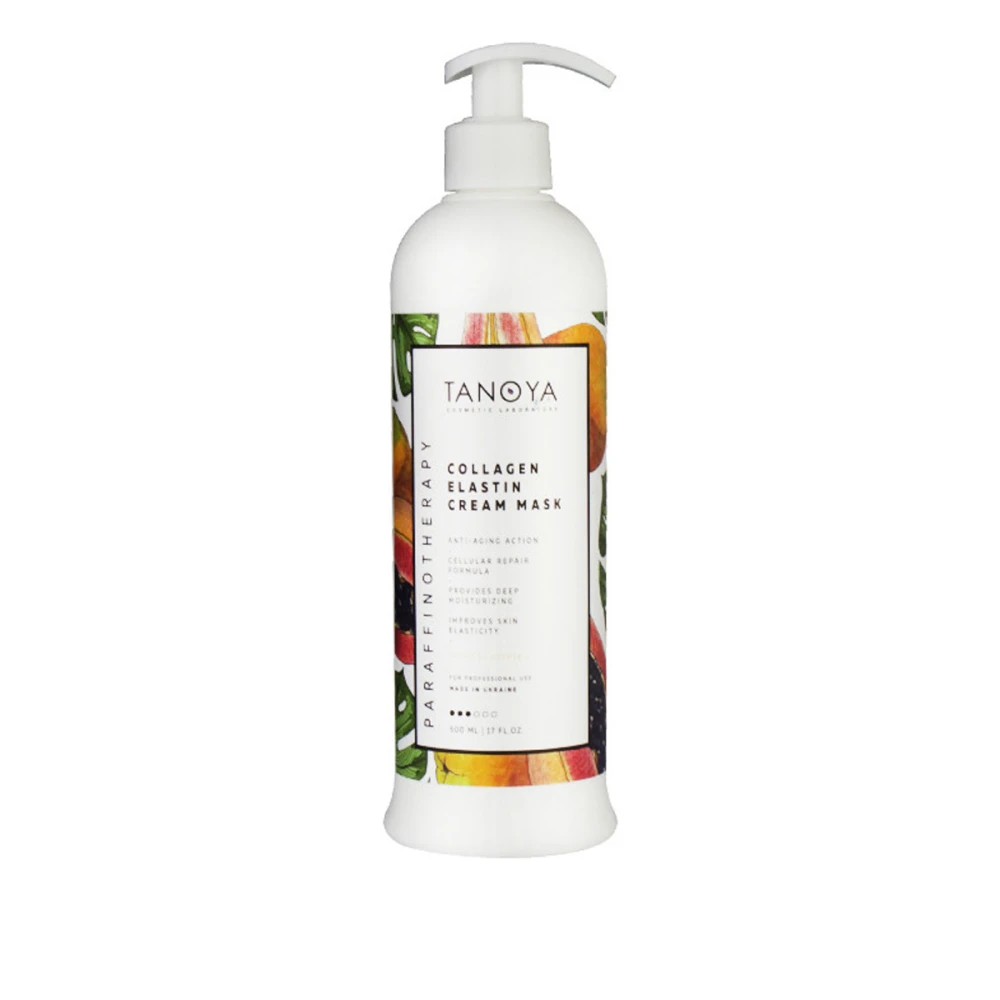 Крем-маска TANOYA коллагено-эластиновая Тропический коктейль, 500 мл