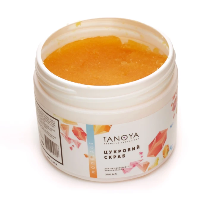 Скраб сахарный моделяж TANOYA для рук и ног, 300 мл