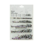 Стрази Глобал MIX у пакеті 5-в-1 рожевий хамелеон 1440 шт