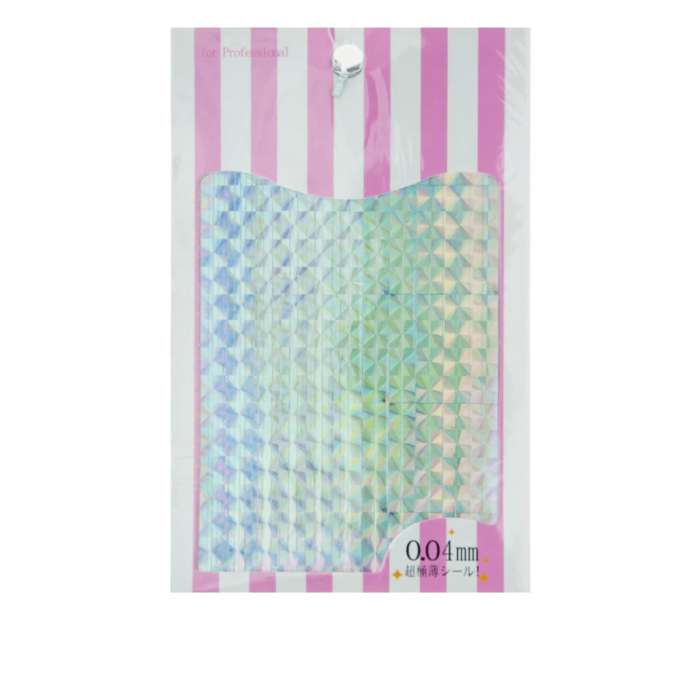 Декор фольга Глобал нить листовая серебро