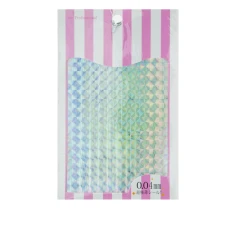 Декор фольга Глобал нить листовая серебро