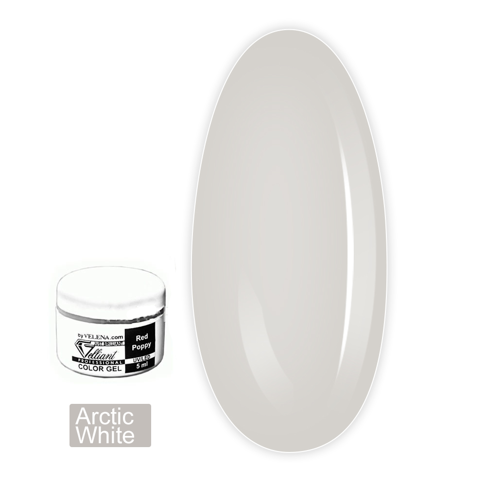 Гель кольоровий VELENA 5 мл (Arctic White)