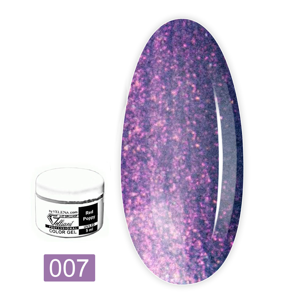 Гель цветной VELENA Space/Metallic Collection 5 мл (Sirius)