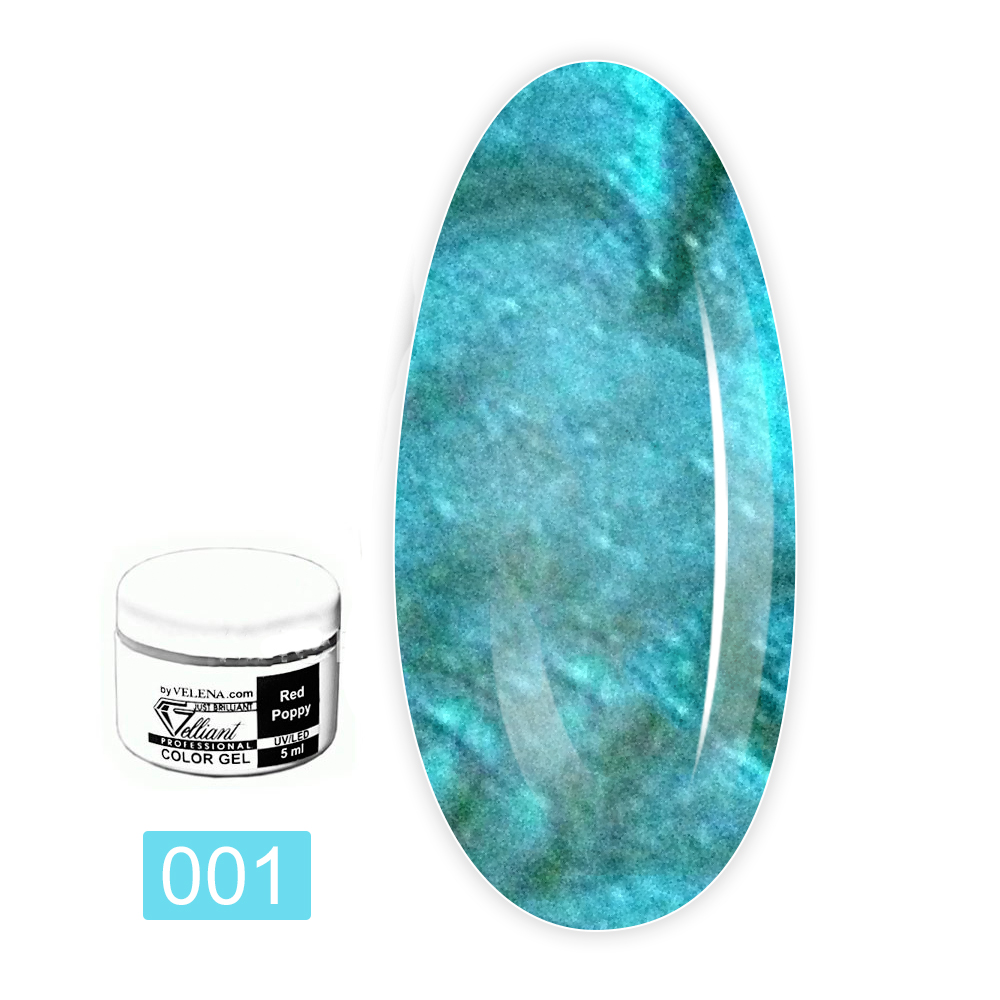 Гель цветной VELENA Space/Metallic Collection 5 мл (Cassiopeia)