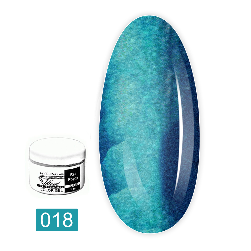Гель цветной VELENA Space/Metallic Collection 5 мл (Sapphire)