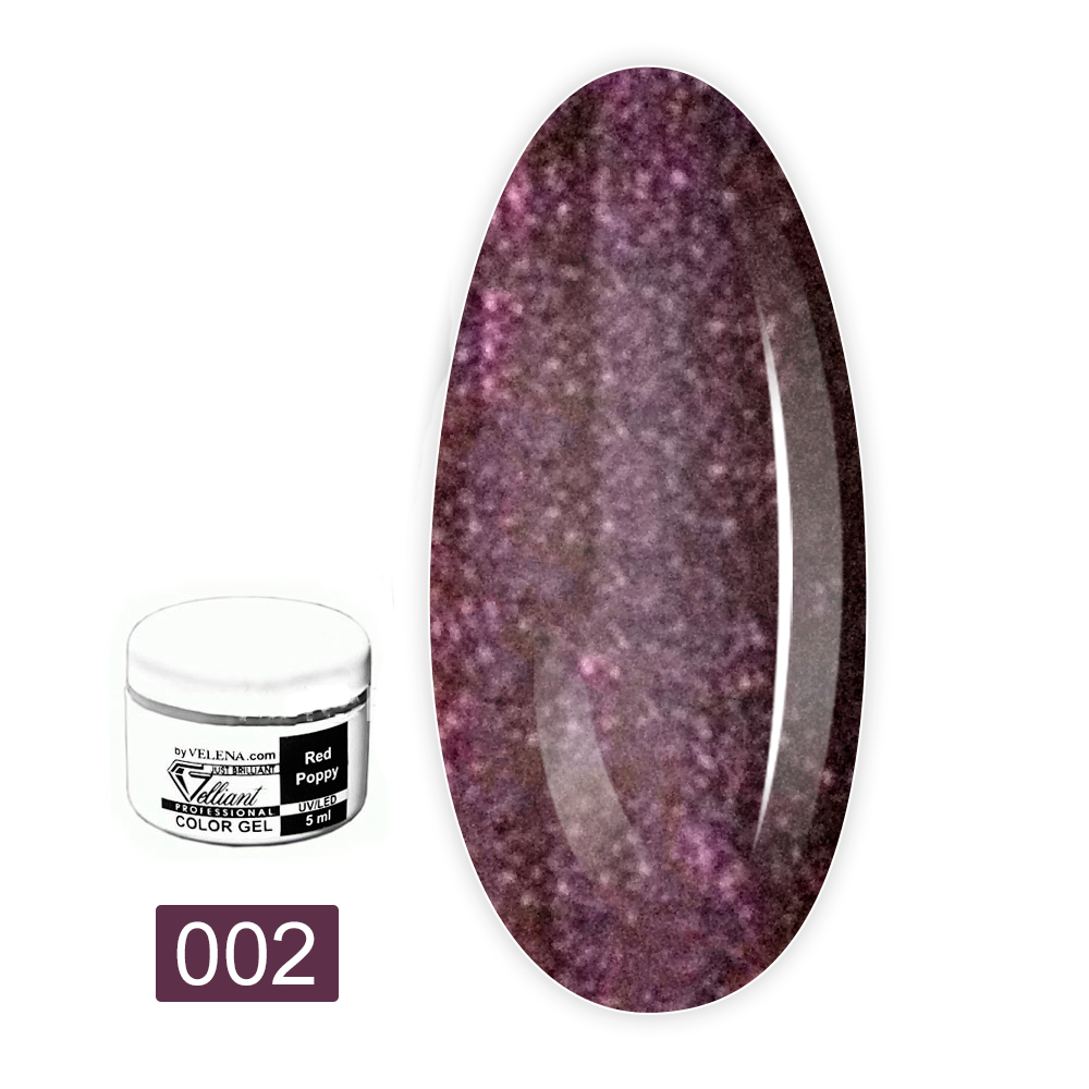 Гель кольоровий VELENA Space/Metallic Collection 5 мл (Andromeda)