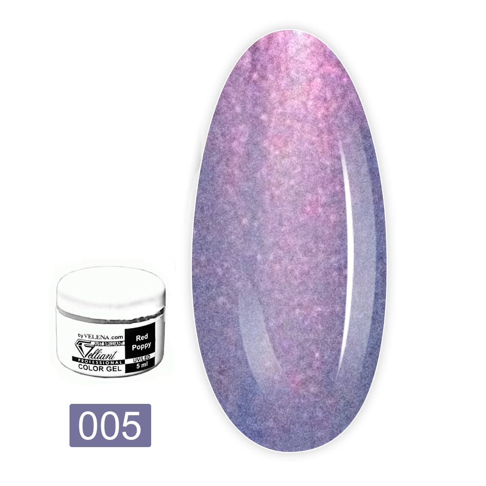 Гель цветной VELENA Space/Metallic Collection 5 мл (Octant)