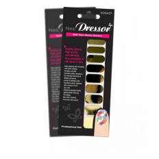 Наклейки KONAD "Готовый маникюр" Nail Dressor Gold