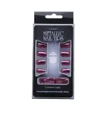 Типсы для экспресс-маникюра KONAD Metallic Nail Tips Красный