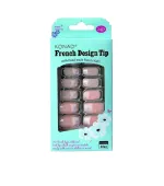 Типсы для экспресс-маникюра KONAD Metallic Nail Tips French