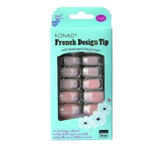 Типи для експрес-манікюру KONAD Metallic Nail Tips French