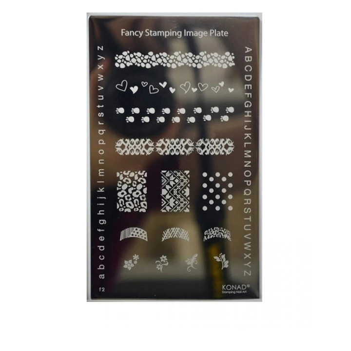 Набор KONAD Fancy Stamping Kit II (диск F2)