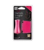 Штамп односторонний и скрапер для стемпинга Konad