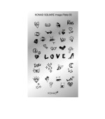 Форма мини KONAD Squave Image Plate 03